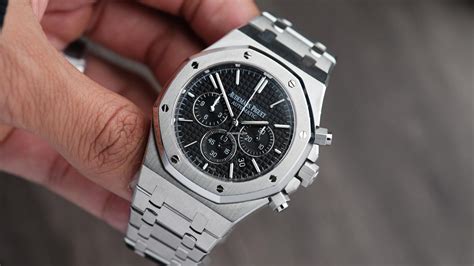 audemars piguet royal oak chrono black dial